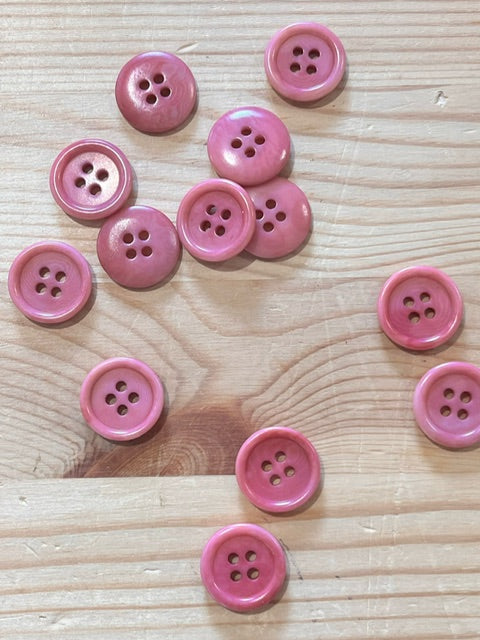 02-2553  End of Line Vintage Pink Corozo Button - 28L