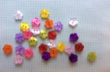 Load image into Gallery viewer, 14-04078 Pearl Flower Button - 18L - x 10