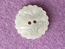 Load image into Gallery viewer, 07-A2705-SH Lasered Cream Pearl Button - 36L
