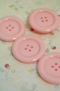 32-8425  Ring Edge Button - Pale Pink