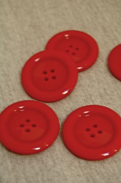 32-8425  Ring Edge Button - Red