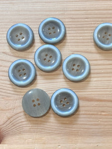 02-2546  End of Line Pale Grey Button
