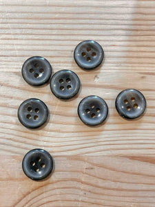 02-2546  End of Line Dark Grey Button