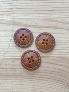 02-2547  End of Line Tan Jacket Button
