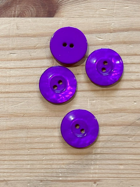 02-2621 End of Line Button - 30L - Purple x 4