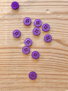 27-M121  Purple Shirt Button - 16L x 10