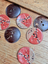Load image into Gallery viewer, 63-A8381 - 48L (30mm) Blossom Branch Coconut Button x 1
