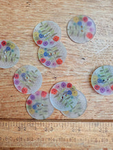 Load image into Gallery viewer, 63-A7541 Flowers Jacket Button - Translucent Matte - 44L
