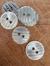 Load image into Gallery viewer, 16-0505 - 60L (38mm) Silver Pearl Eyelet Coat Button x 1
