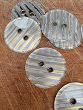 Load image into Gallery viewer, 16-0505 - 60L (38mm) Silver Pearl Eyelet Coat Button x 1
