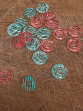 Load image into Gallery viewer, 63-54559 Clear Jelly Stripes  Button 24L x 1
