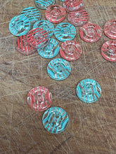 Load image into Gallery viewer, 63-54559 Clear Jelly Stripes  Button 24L x 1
