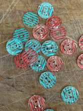 Load image into Gallery viewer, 63-54559 Clear Jelly Stripes  Button 24L x 1
