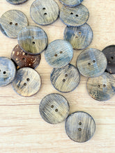 Load image into Gallery viewer, 63-X9154 - 48L (30mm) Abstract Paint Coconut Button x 1
