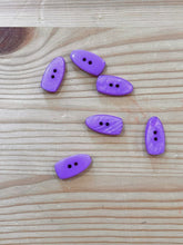 Load image into Gallery viewer, 02-2444 End of Line Lilac Arrow Head Buttons
