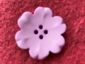 03-2122  Flower  Button - 44L - Lilac