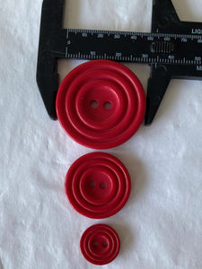 03-2126 Record Button - 54L - Crimson