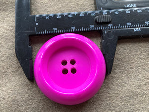 03-2130 Coat Button - 54L - Hot Pink