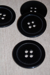 04-42940A Black Coat Button - 70L