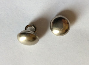 14-04021 Antique Nickel Mini Ball  Button - 16L - x 10