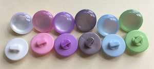 07-1025  Pearl Shank Button  - 24L - Purple