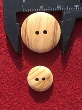 Load image into Gallery viewer, 08-M220 Olive Wood Smartie Button - Defined Grain - 36L - ECO!
