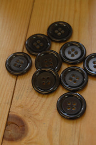 15-001 Simple Black Jacket  Button - 36L