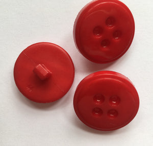 15-4122 Red Shank Coat Button - 44L