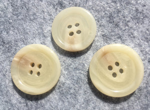 32-133-69 Cream Horn Jacket  Button - 36L