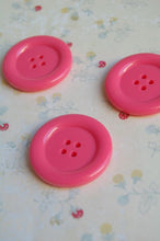 Load image into Gallery viewer, 32-8425  Ring Edge Button - Hot Pink
