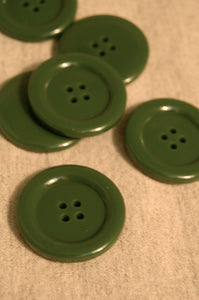 32-8425  Ring Edge Button - Pine Green