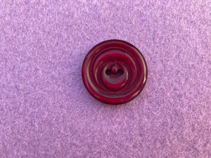 32-8012 Spiral Button - 40L - Plum