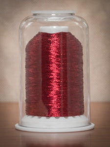 Hemingworth Metallic Machine Embroidery Thread - Ruby - 9021