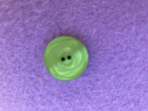 32-BS1001 Art Deco Rose Button - 28L - Acid Lime