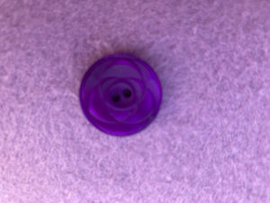 32-BS1001 Art Deco Rose Button - 28L - Purple