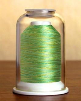 Hemingworth Variegated Machine Embroidery Thread - Green 1502