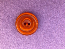 Load image into Gallery viewer, 32-8012 Spiral Button - 40L - Rusty Orange
