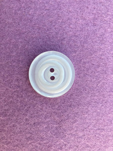 32-8012 Spiral Button - 40L - White